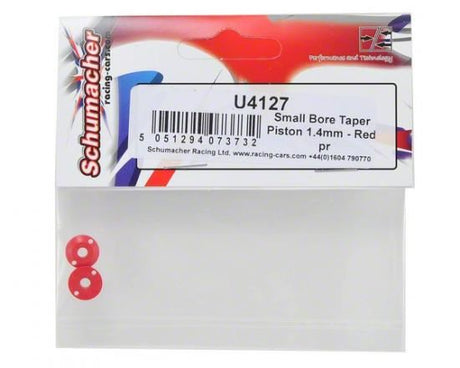 Schumacher Small Bore Taper Piston 1.2mm - Red - 1 Pair