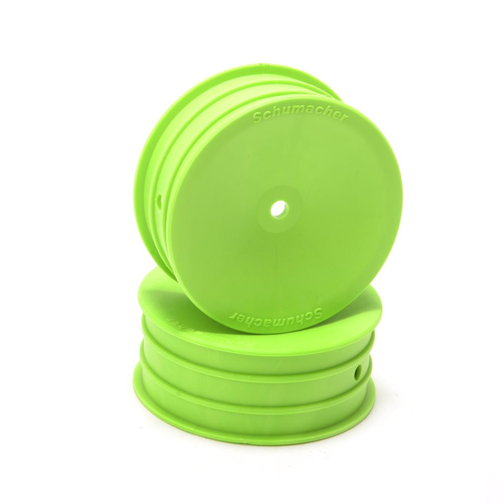 Wheel; Hex Front - Green - 2Wd - Pr