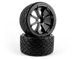 Mounted Phaltine Tire On 3256 Blast Black Wheel