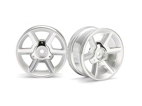 HPI Gt Wheel Silver (6mm Offset/2Pcs)