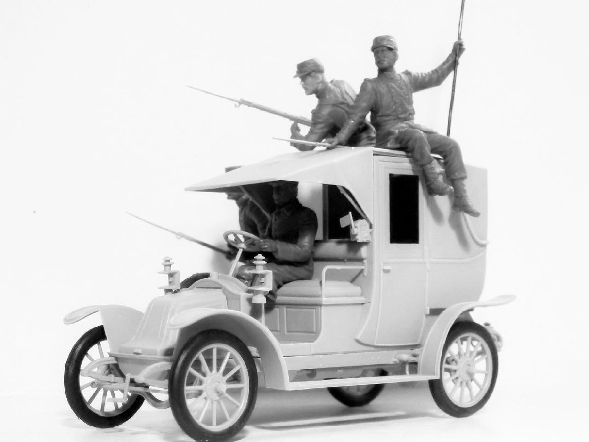 Icm Battle Of The Marne (1914) Taxi Car With French Infantry