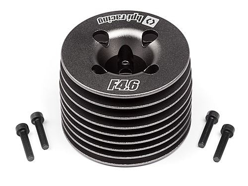 HPI Aluminum Heatsink Head (Gunmetal/F4.6 V2)