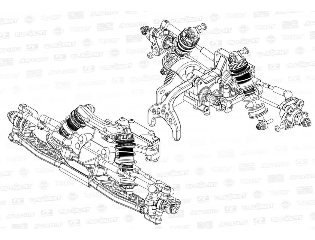 Team Associated B6 Builders Support Kit 2