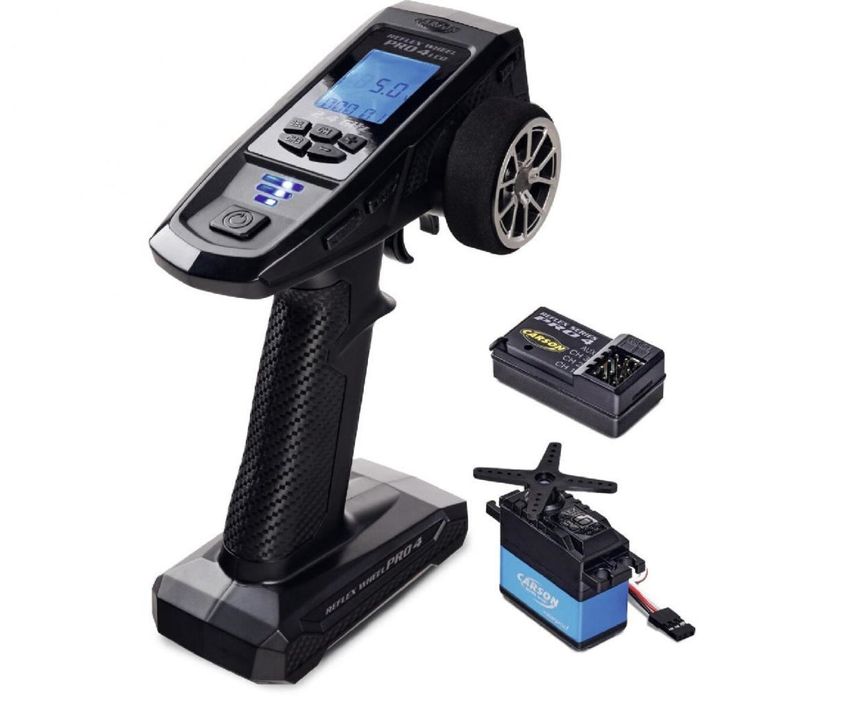 Radios (P) Reflex Wheel Pro 4 2.4Ghz Lcd + 6Kg Servo