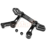 Yeah Racing Aluminum RWD Large Angle Steering Rack For Yokomo YD2 YD2S YD2TC Black