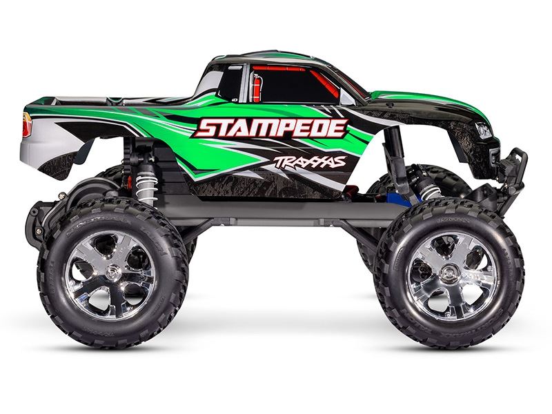 Traxxas Stampede XL-5 2WD Monster Truck - Green with LED