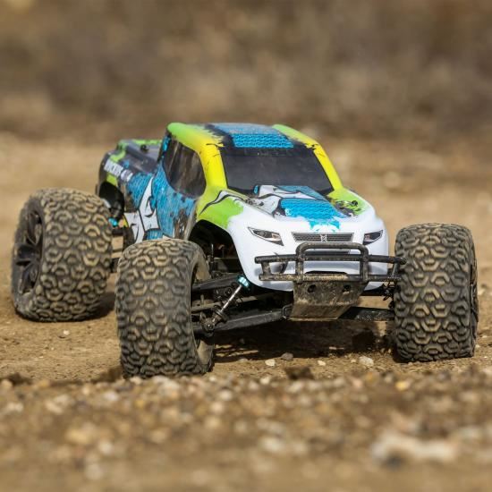 ECX 1/10 4WD Ruckus Brushed Green/Blue RTR (ECX03242T2)