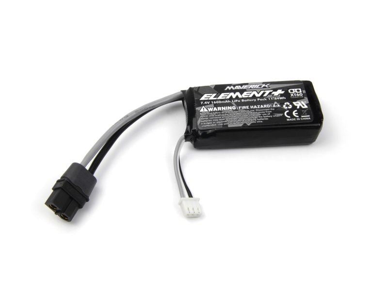 Element 7.4V 1600Mah Lipo Battery Pack (Xt-60)