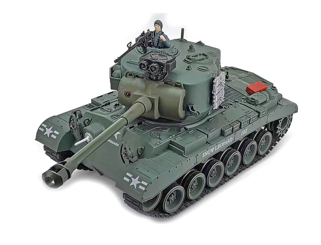 Brother Tank Rc Tank 1 18 Usa M26 Pershing 'Snow Leopard' Green