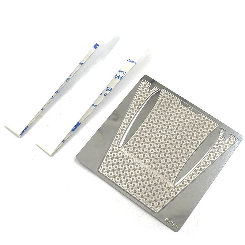 Yeah Racing Stainless Steel Engine Cover Diamond Plate fits TRX-4M Defender