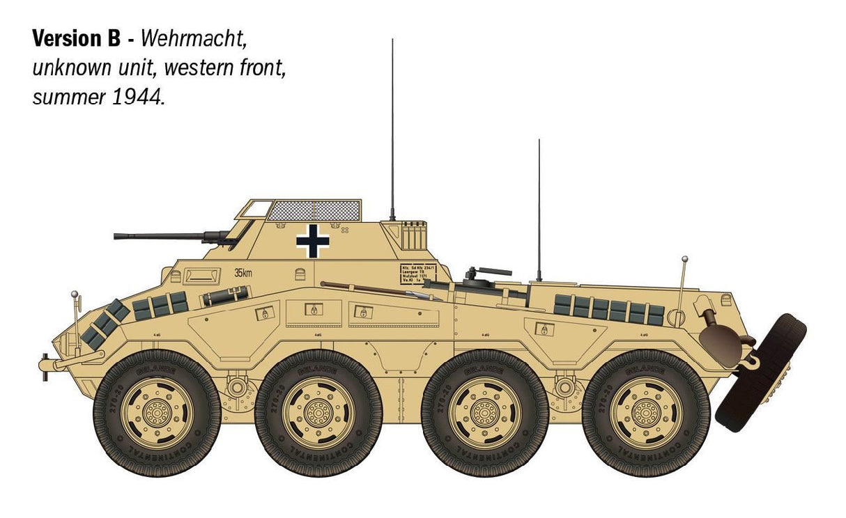 Italeri Sd.Kfz. 234/1 Armoured Car