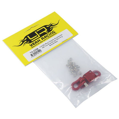 Yeah Racing 1/10 RC Rock Crawler Accessories Heavy Duty Shackle w/ Mounting Bracket Fit 3Racing CR01-27 Winch