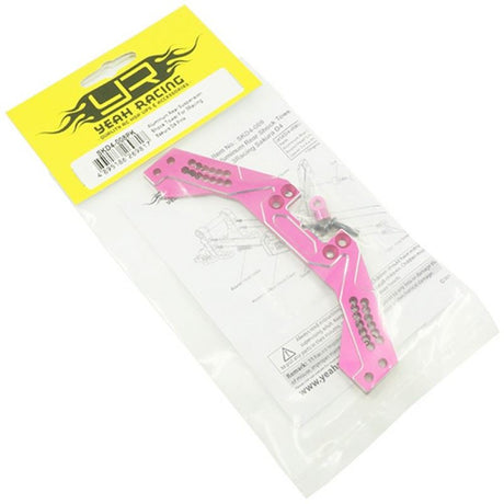 Yeah Racing Aluminum Rear Suspension Shock Tower For 3Racing Sakura D4 Pink