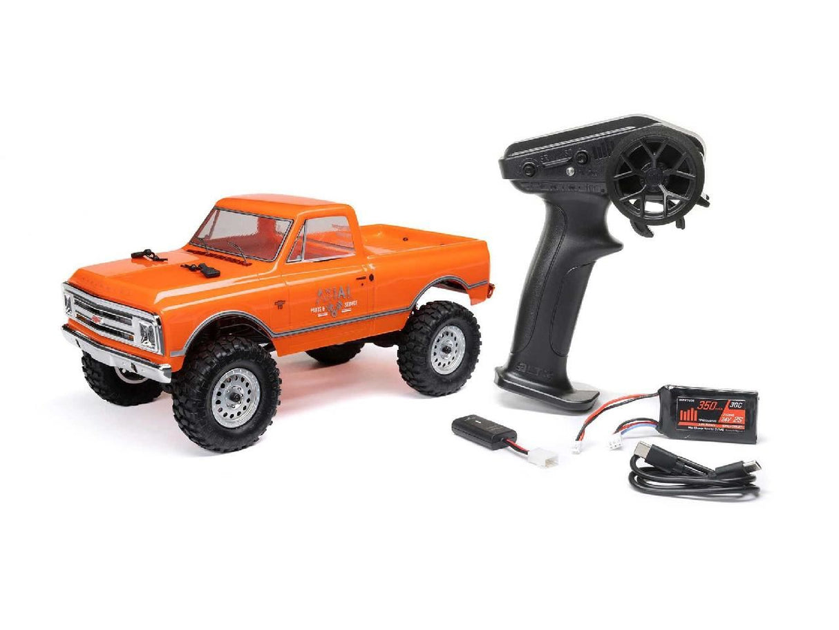 Axial 1/24 Scx24 1967 Chevrolet C10 4Wd Truck Rtr, Orange