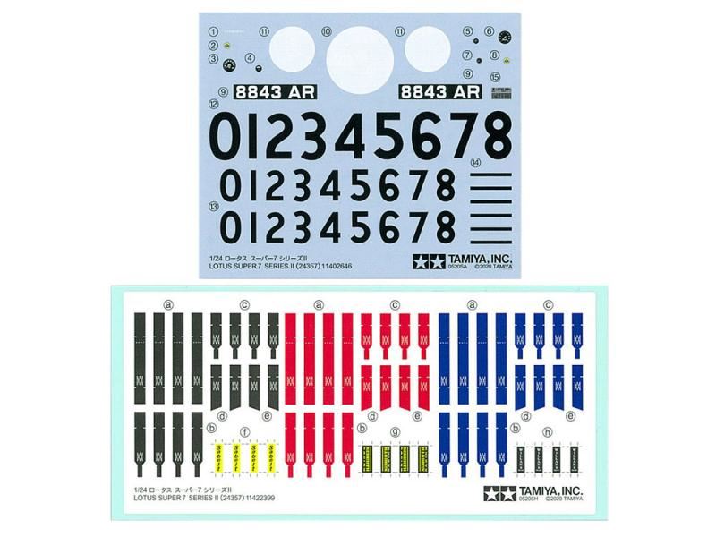 Tamiya Lotus Super 7 Series 2 1:24 Plastic Model Car Kit