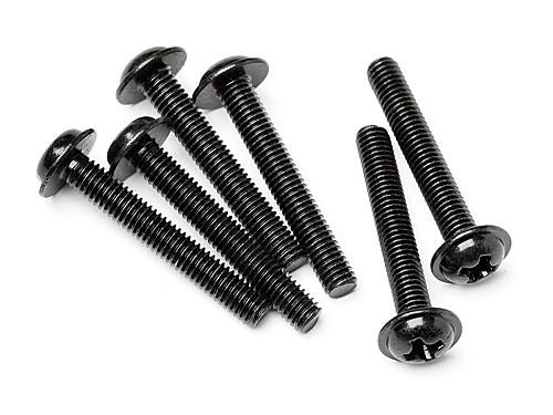 HPI Flanged Screw M3X20mm (6Pcs)