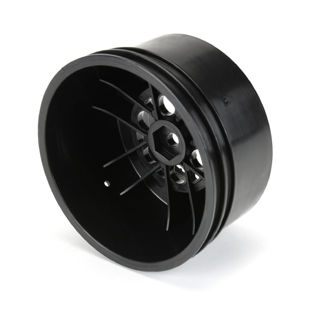 Proline 1/10 Showtime+ Wide Rear 2.2In/3.0In 12mm Drag Wheels (2) Blac