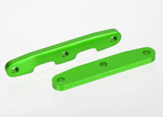 Traxxas Bulkhead tie bars front rear aluminum (green-anodized)