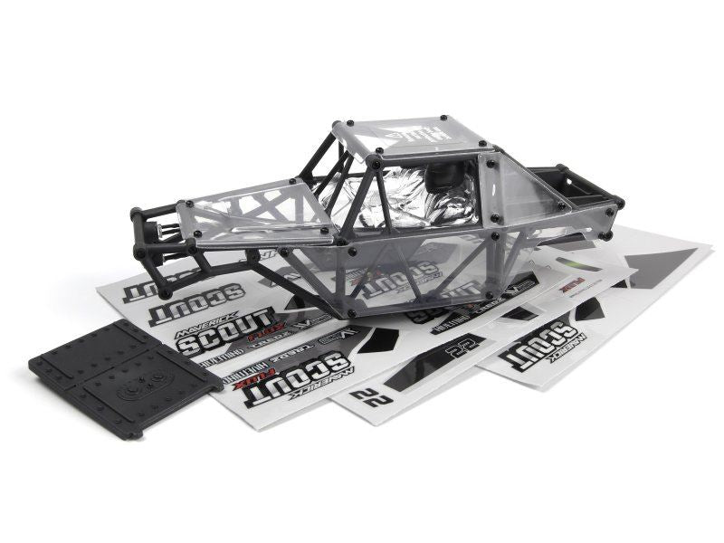 Scout-24 1/24Th Rock Crawler - Clear Body