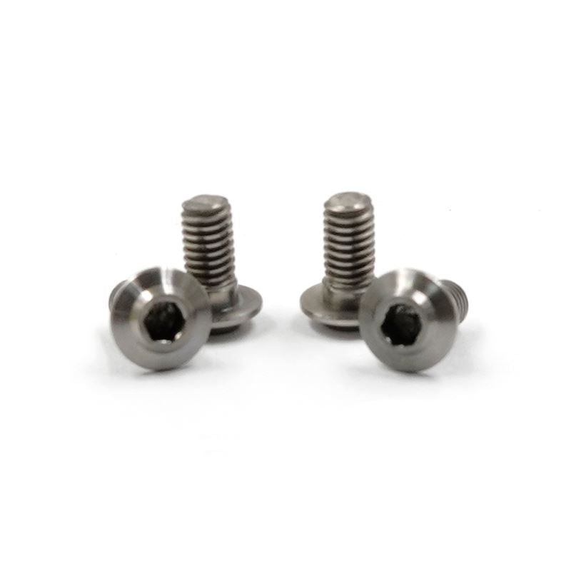 Yeah Racing 64 Titanium Hex Socket Low Profile Half Thread Screws (3x6mm) 4pcs