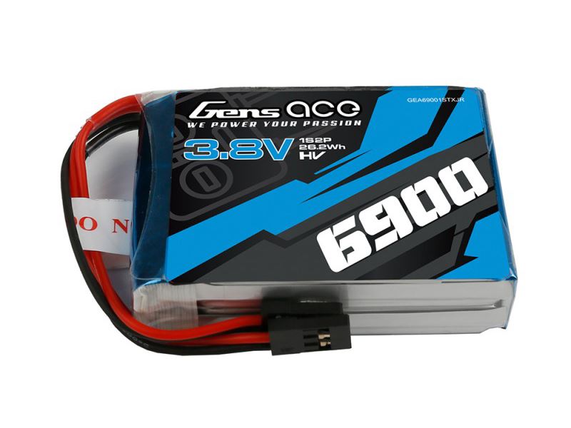 Gens Ace Li-Po 1S 3.7V Hv 6900Mah Tx With Jr