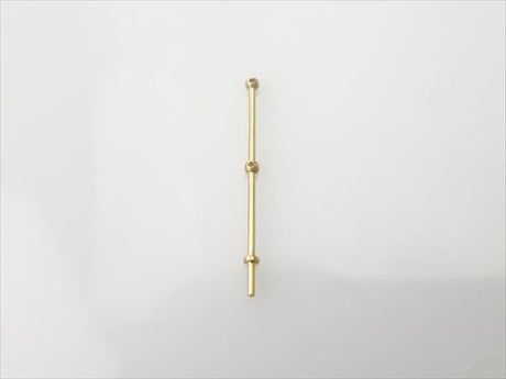 RACTIVE 2 Hole Stanchion, Brass 25mm (Pk10)