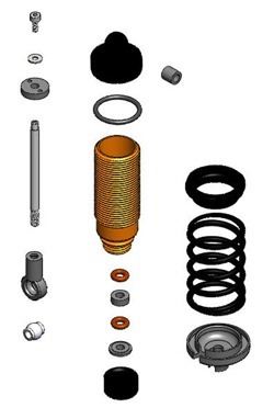 Anderson Aluminum Rear Oil Shock Set