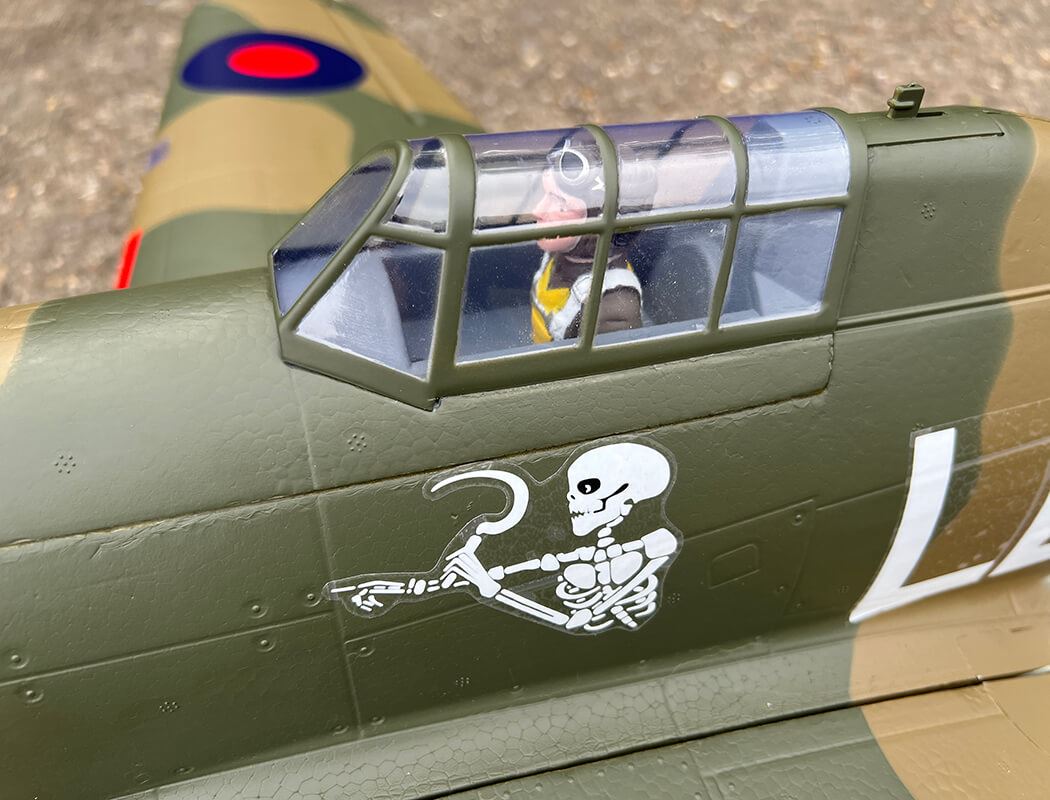 Xfly Hawker Hurricane Mk1 Brown/Green 1200Mm Pnp