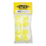 Yeah Racing Plastic Narrow Rim Set 8.5mm (Offset 0 +1 +2 +3) Florescent Yellow For 1/28 AWD Mini-Z