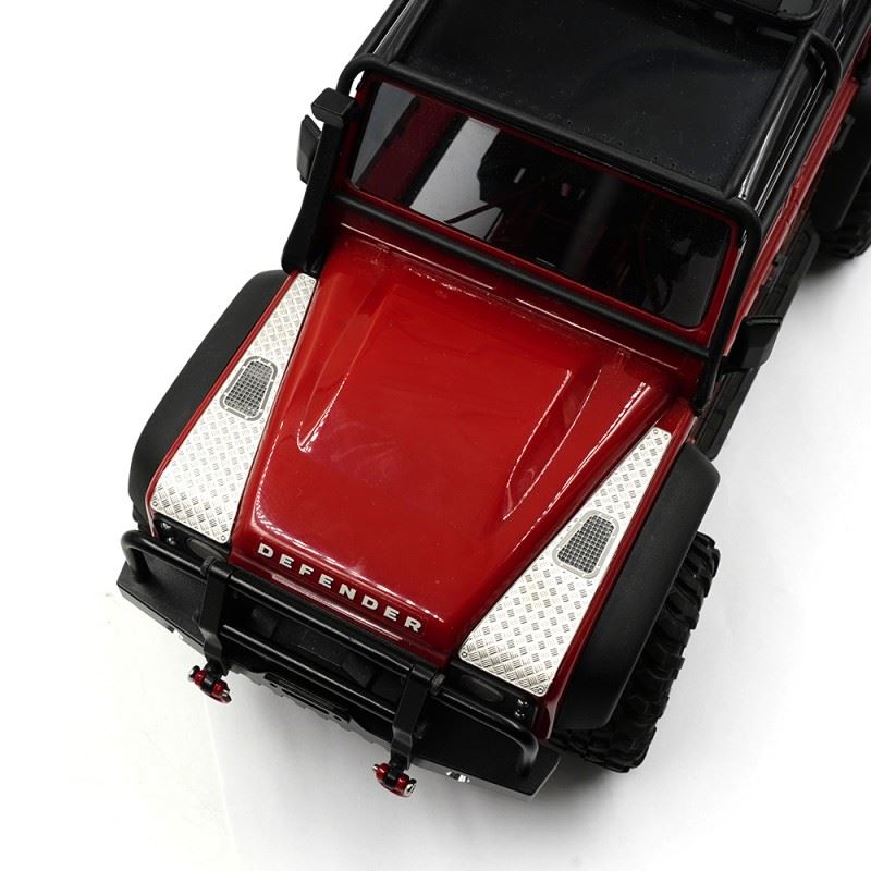 Yeah Racing Stainless Steel Front Hood Side Diamond Plate fits TRX-4M Defender