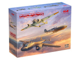 Icm Set Of 3 Luftwaffe Night Fighters (Bf 109E-4, Do 172-10 Kauz Ii, Fw 189A-1)