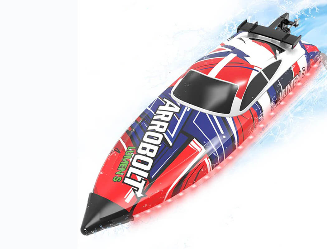 Volantex Arrobolt 'Lumen' Sr40 Brushless Boat Artr - Red