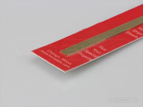 KS 12" Brass Strip .032 x 1/4" (Pk1)