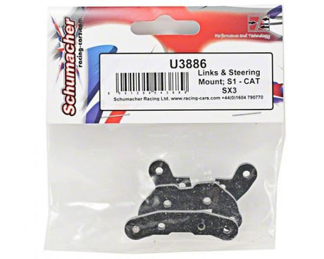 Schumacher Links & Steering Mount; S1 - CAT SX3