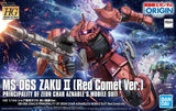 Bandai Hobby Hg 1/144 Ms-06S Zaku Ii Principality Of Zeon Char Aznable'S Mobile Suit (Red Comet Version)