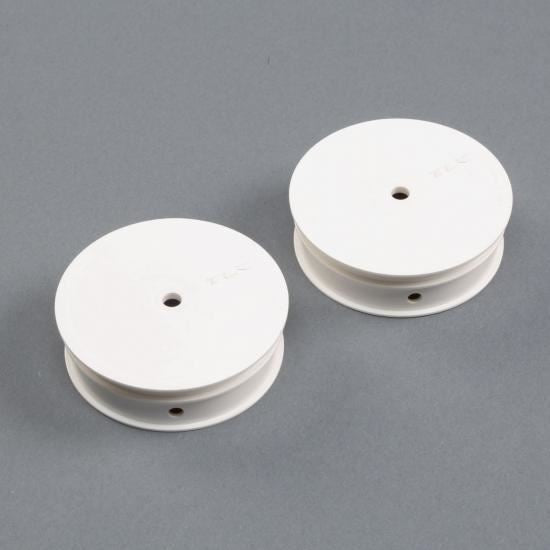 Losi Narrow Front Wheel - Stiffezel - White (2): 22