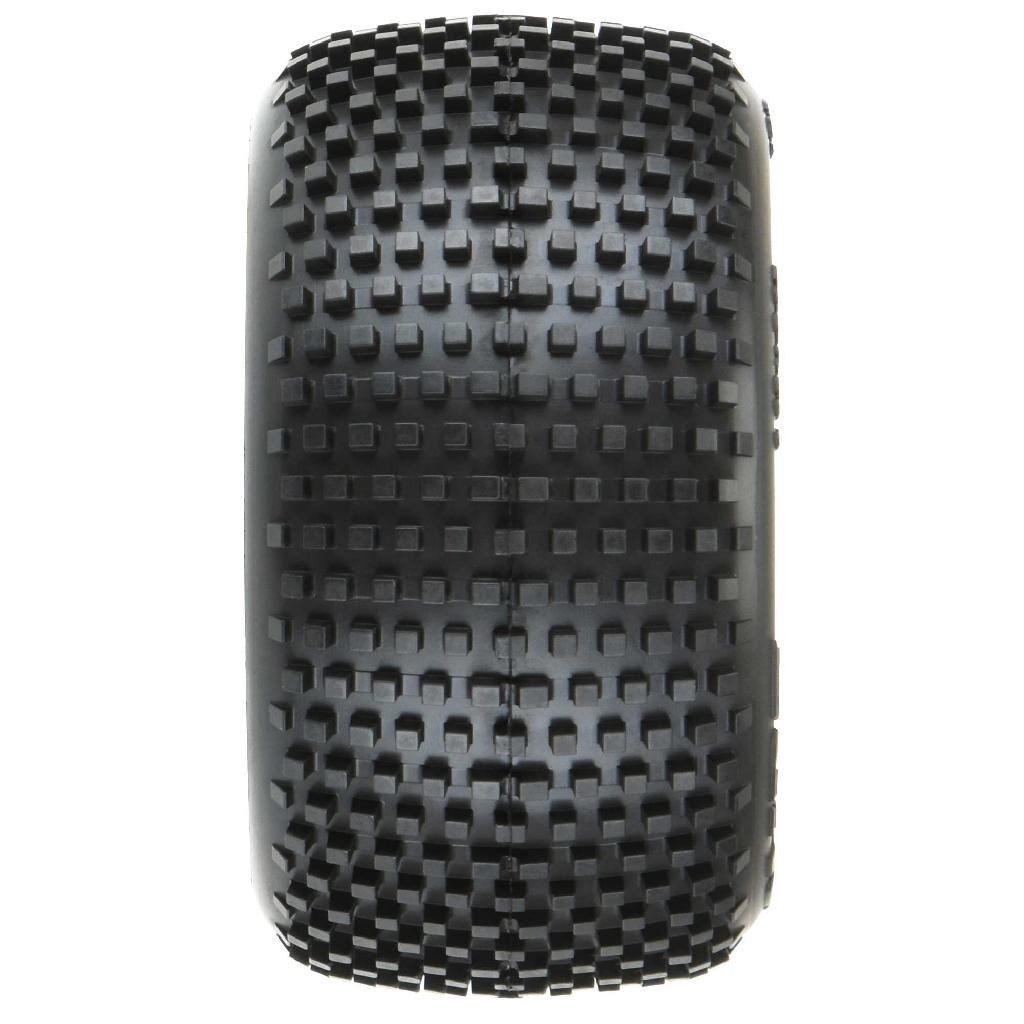 Proline 1/18 Hole Shot Front/Rear Mini-T Tires Mounted 8mm Yellow Wh