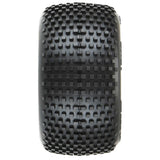 Proline 1/18 Hole Shot Front/Rear Mini-T Tires Mounted 8mm Yellow Wh