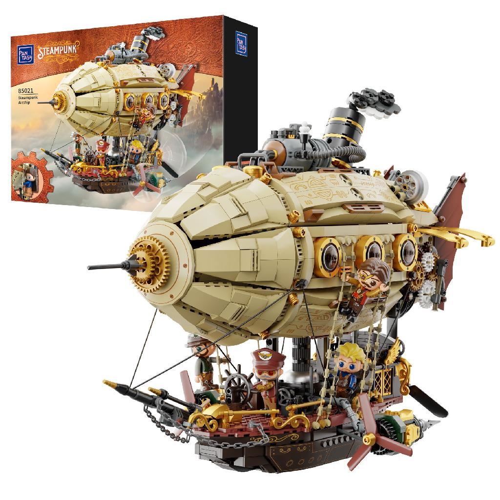 Pantasy Steampunk Airship - 1949 Pcs