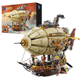 Pantasy Steampunk Airship - 1949 Pcs