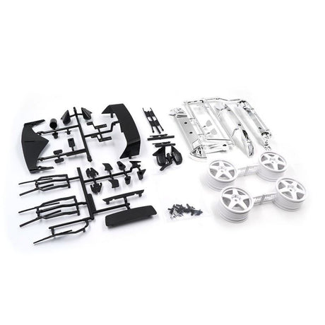 Yeah Racing 1/10 Mitubishi Lancer Evo Iv Rally Catalunya 1997 #1 Clear Body W/Rims Set