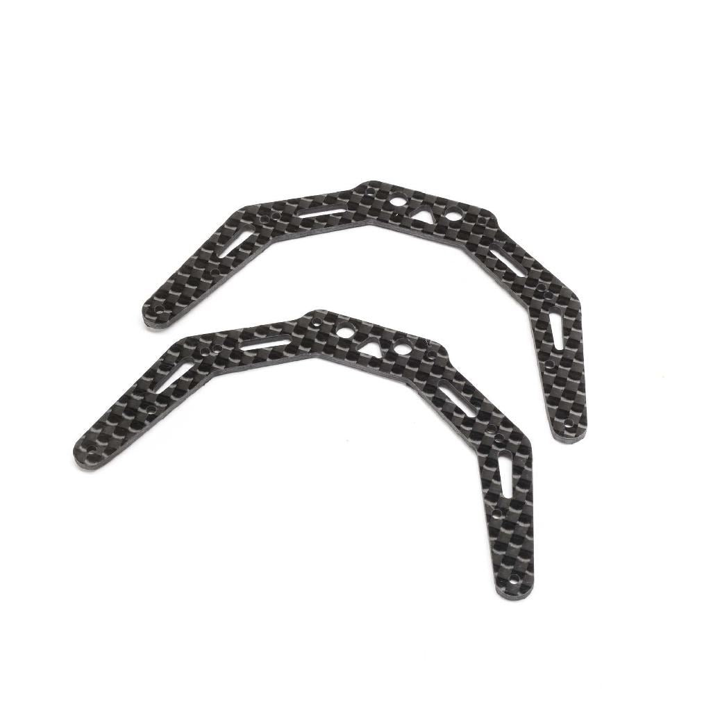 Axial Chassis Side Plates, Carbon Fiber (2): AX24