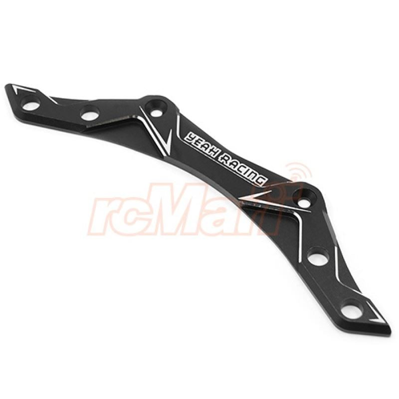 Yeah Racing Aluminum Bumper Support Plate For Yokomo YD2 YD2S YD2TC Black