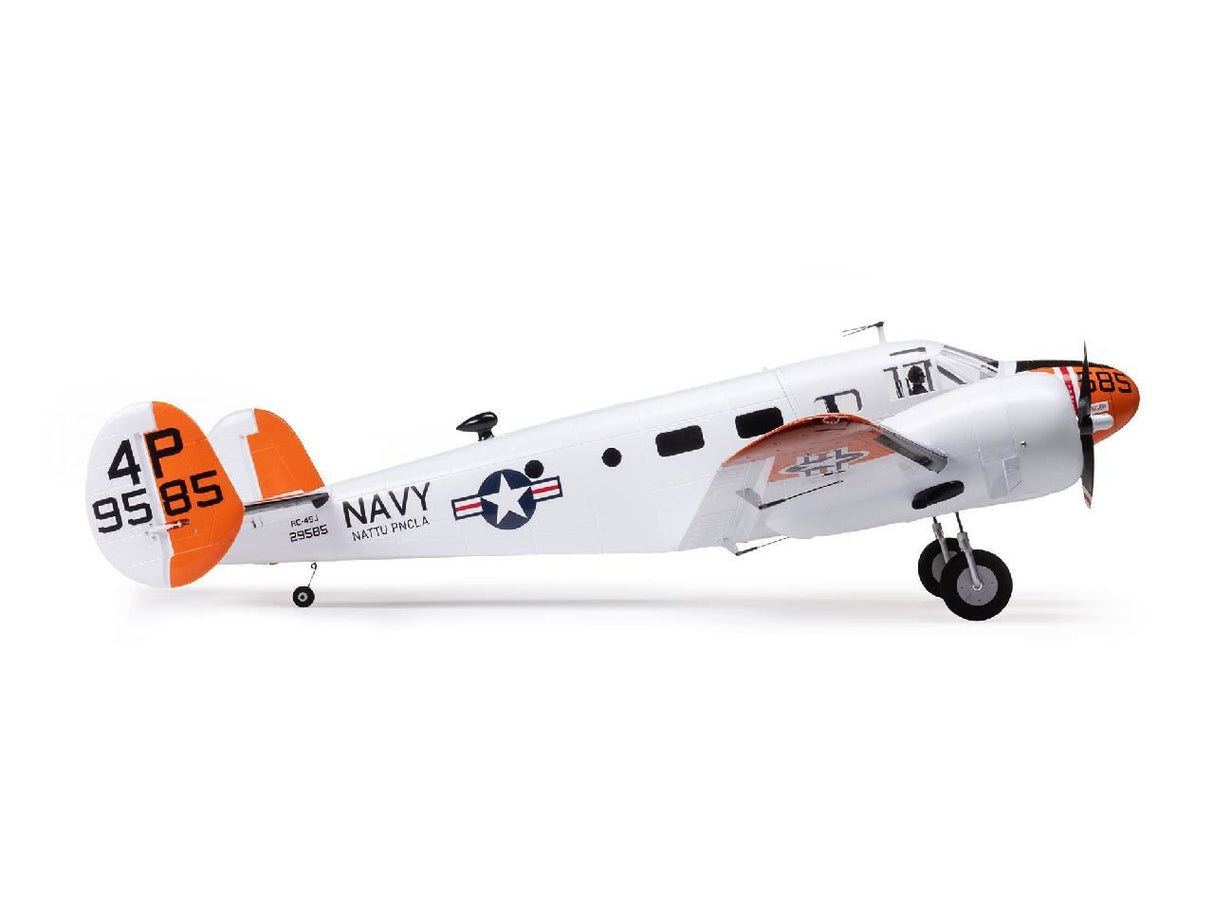 E Flite Beechcraft D18/Rc-45J 1.5M Pnp