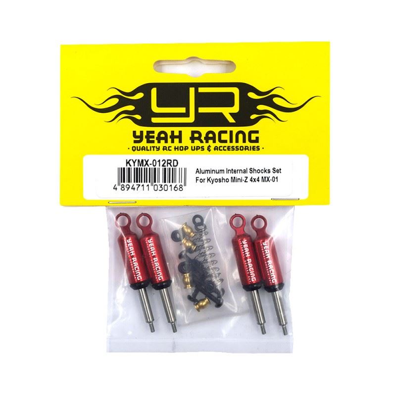 Yeah Racing Aluminum Internal Shocks Set For Kyosho Mini-Z 4x4 MX-01