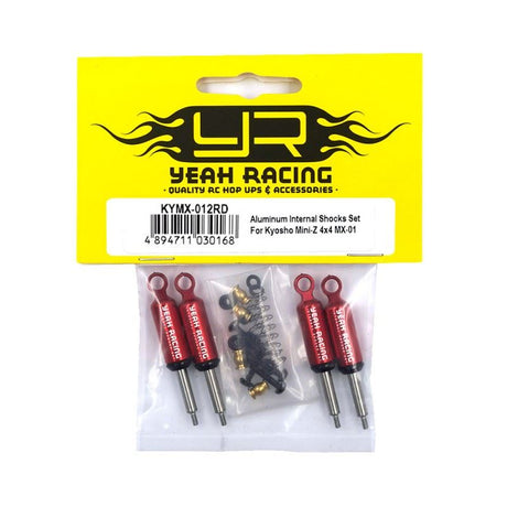 Yeah Racing Aluminum Internal Shocks Set For Kyosho Mini-Z 4x4 MX-01