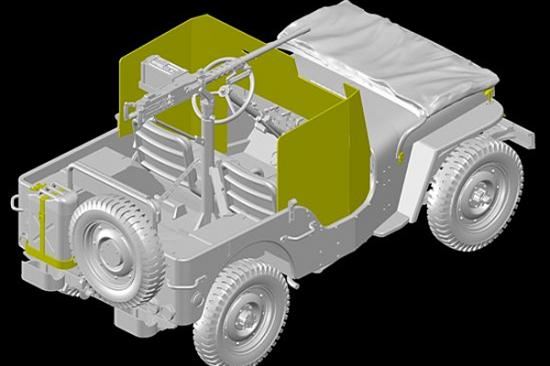 Dragon 1/35 Armored 1/4 Ton 4X4 Truck