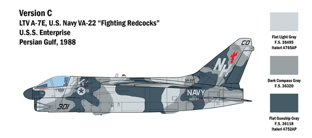 Italeri 1/48 A-7E Corsair II
