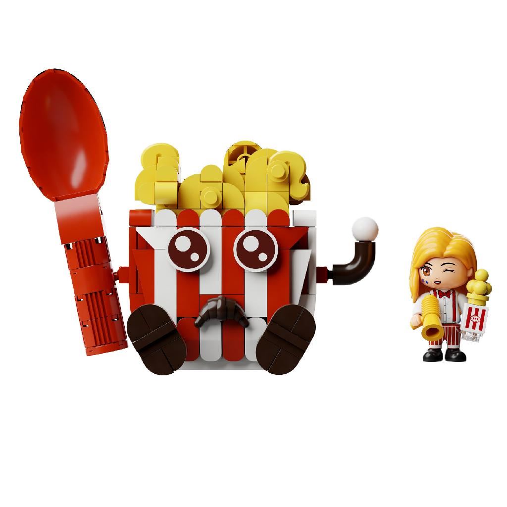 Pantasy Retro Popcorn Maker Machine - 1201 Pcs