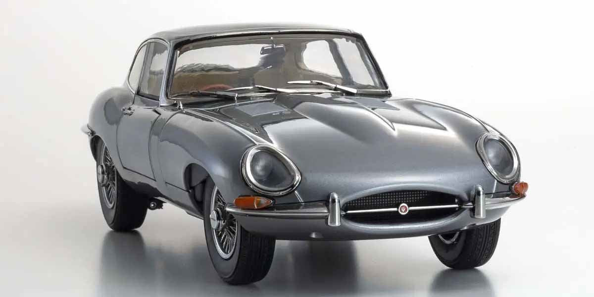 Kyosho 1:18 Jaguar E-Type 3.8L Coupe Mk1 1961 Gun Metal